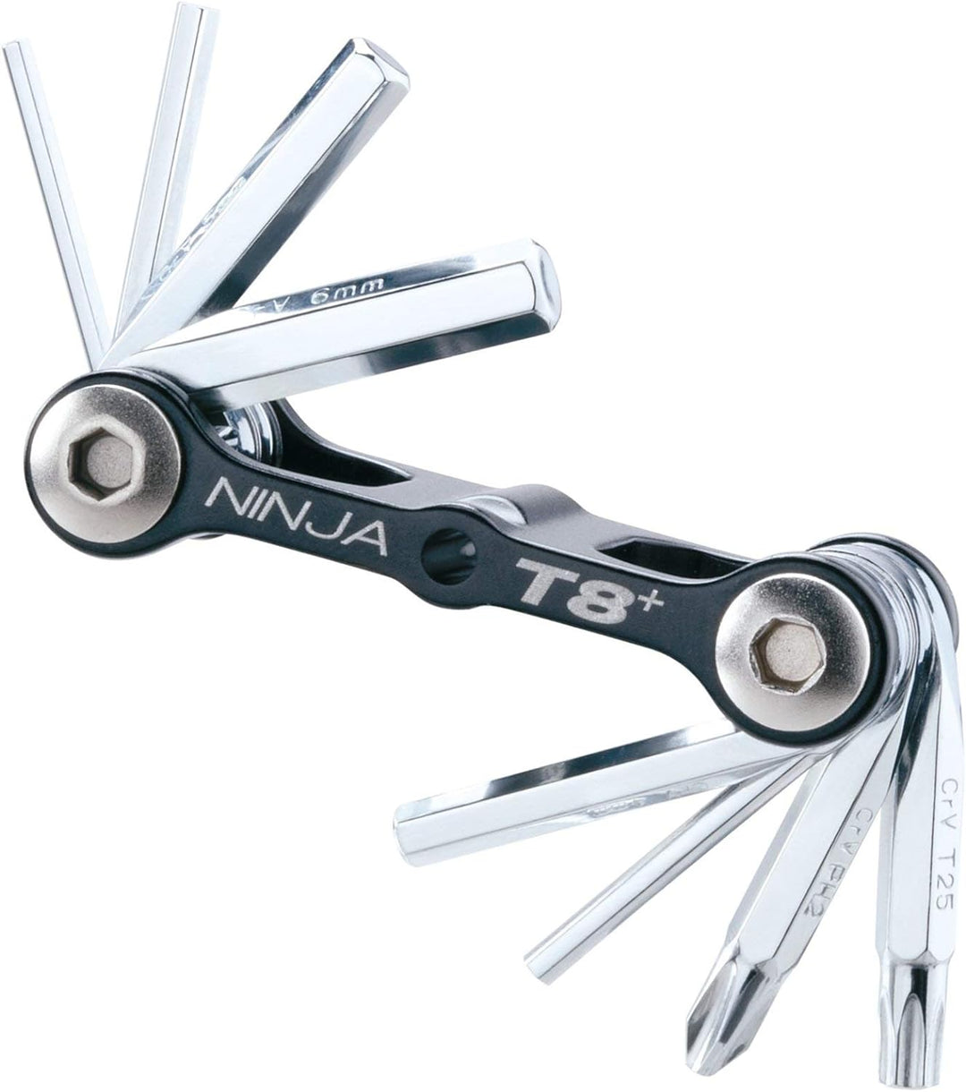 Topeak Ninja Toolbol T8 Multitools, Schwarz, 46