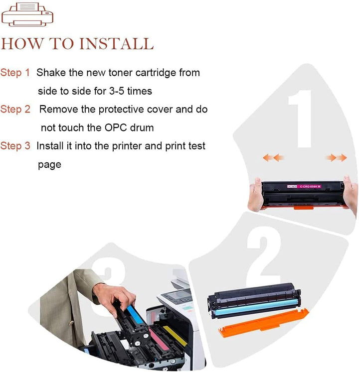 4 Packungen Kompatibler Tonerkartusche für Xerox VersaLink C400 C400V C400N C400DN C405 C405V C405N