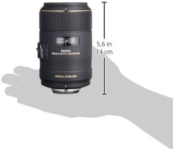 Sigma 105mm F2,8 EX Makro DG OS HSM-Objektiv für Nikon F Objektivbajonett für Nikon Single, für Niko