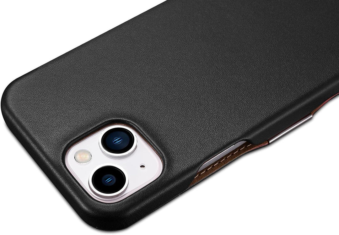 Mobiskin Hülle kompatibel mit Apple iPhone 13 Mini (5,4 Zoll), Handyhülle mit echtem Leder, Case, Sc