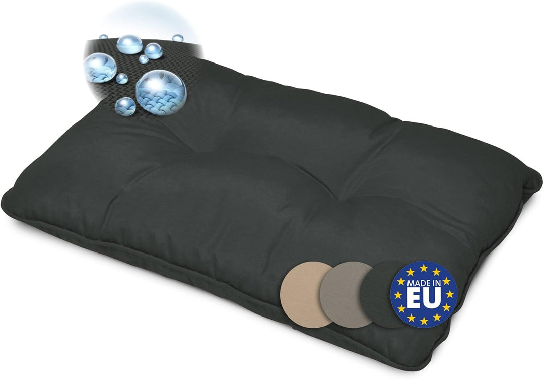 Beautissu Lounge Outdoor RΓΌckenkissen 50x40x12 cm β Wetterfest & Pflegeleicht Gartenkissen Schmutzab