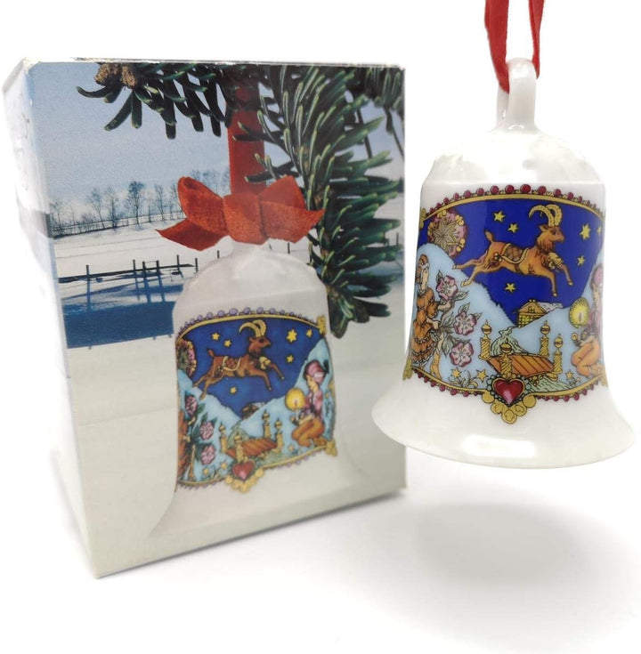 Hutschenreuther Weihnachtsglocke 1979*Rarität, Porzellanglocke, Weihnachten, Anhänger, Baumschmuck