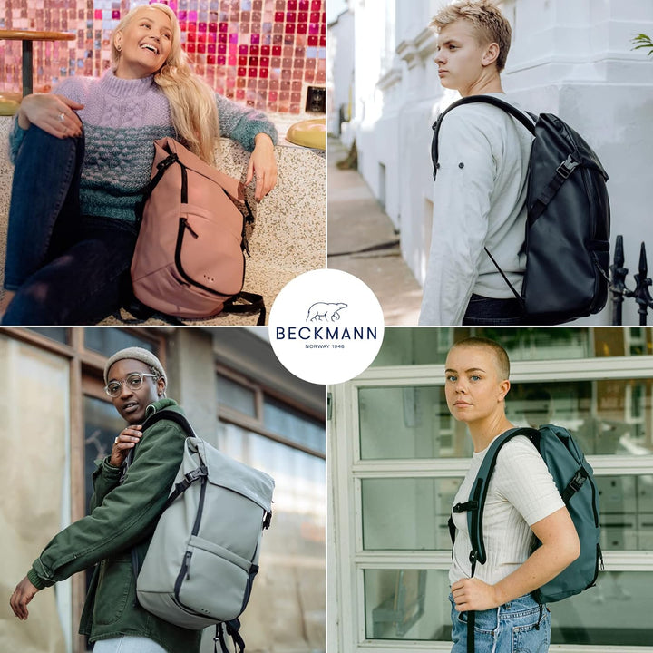 BECKMANN Street Light Backpack 22L Grey