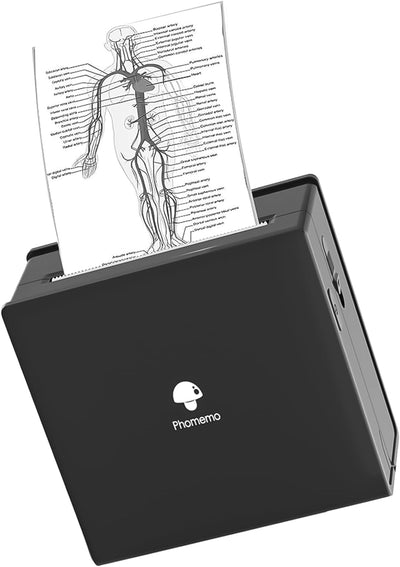 Phomemo M02 Mini Drucker - Thermofotodrucker Taschendrucker, kompatibel mit Telefon Tablet, leistung
