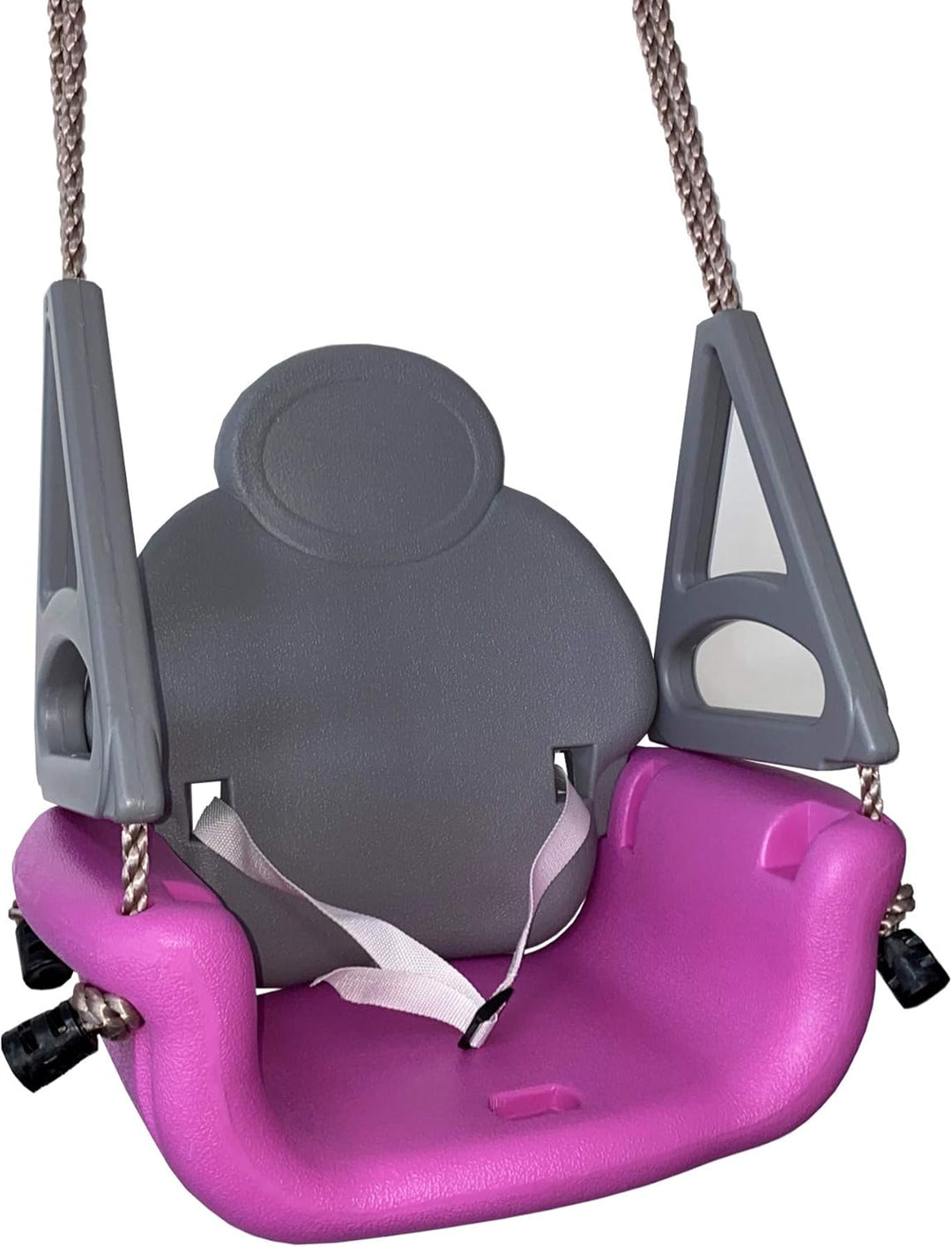 Mitwachsender Babyschaukelsitz 3in1 von 3 bis 12 Jahre I Kleinkind I mitwachsend I grau pink I Klein