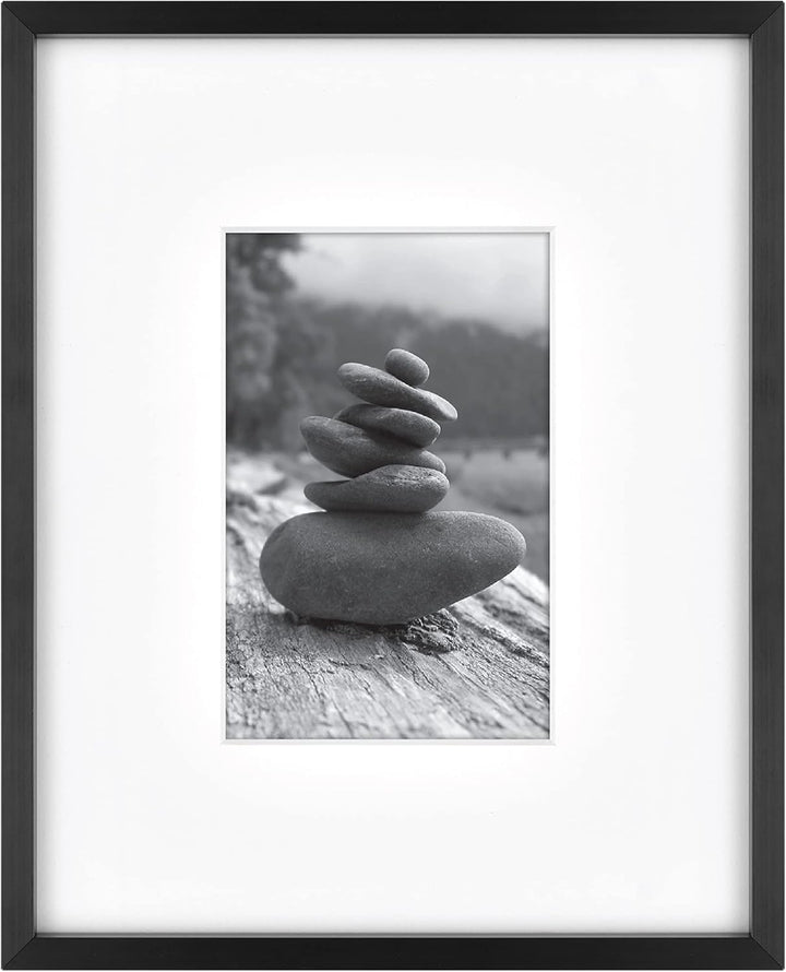 MCS Foundry Gallery Wandrahmen Galeriewandrahmen, schwarz, 8 x 10 in matted to 4 x 6 in 8 x 10 in ma