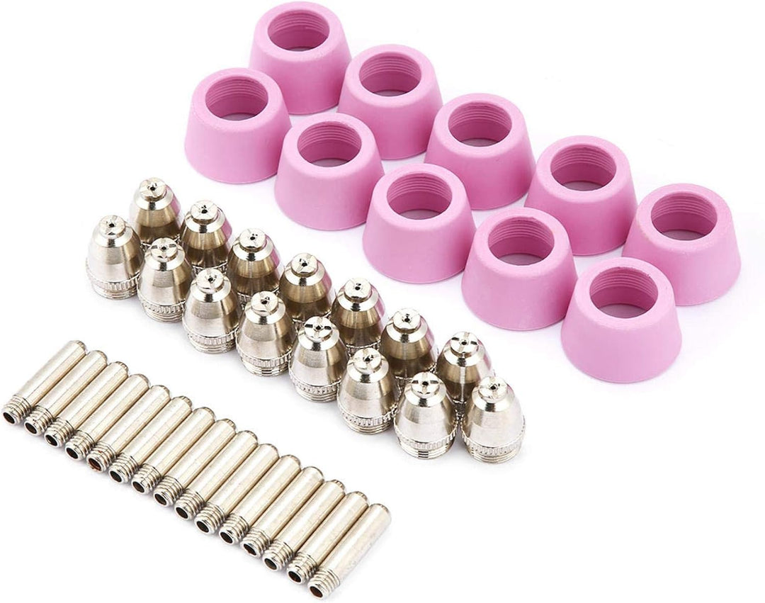 Kuuleyn Plasmaschneider Zubehör P60, 40 Stück/Set AG60 SG55 Plasmaschneider Schneidbrenner Verbrauch