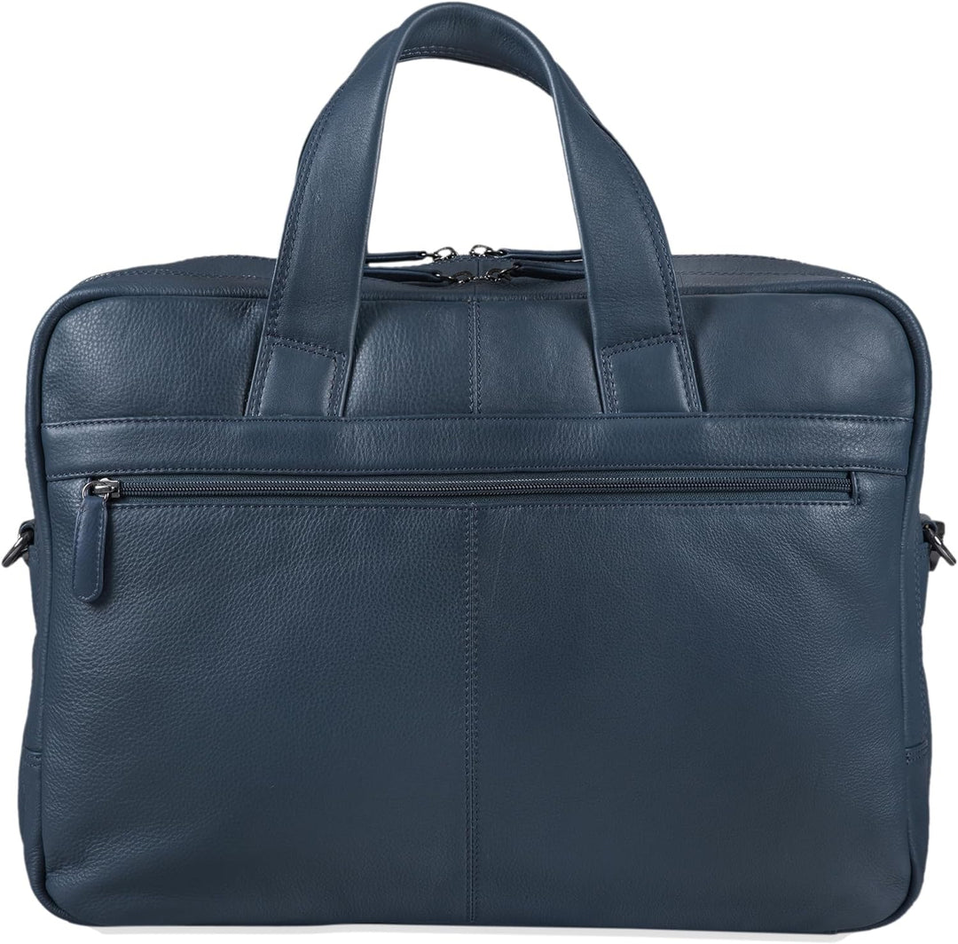 STILORD 'Lias' Echtleder Umhängetasche für Herren - Stilsicher ins nächste Meeting Navy - Blau, Navy