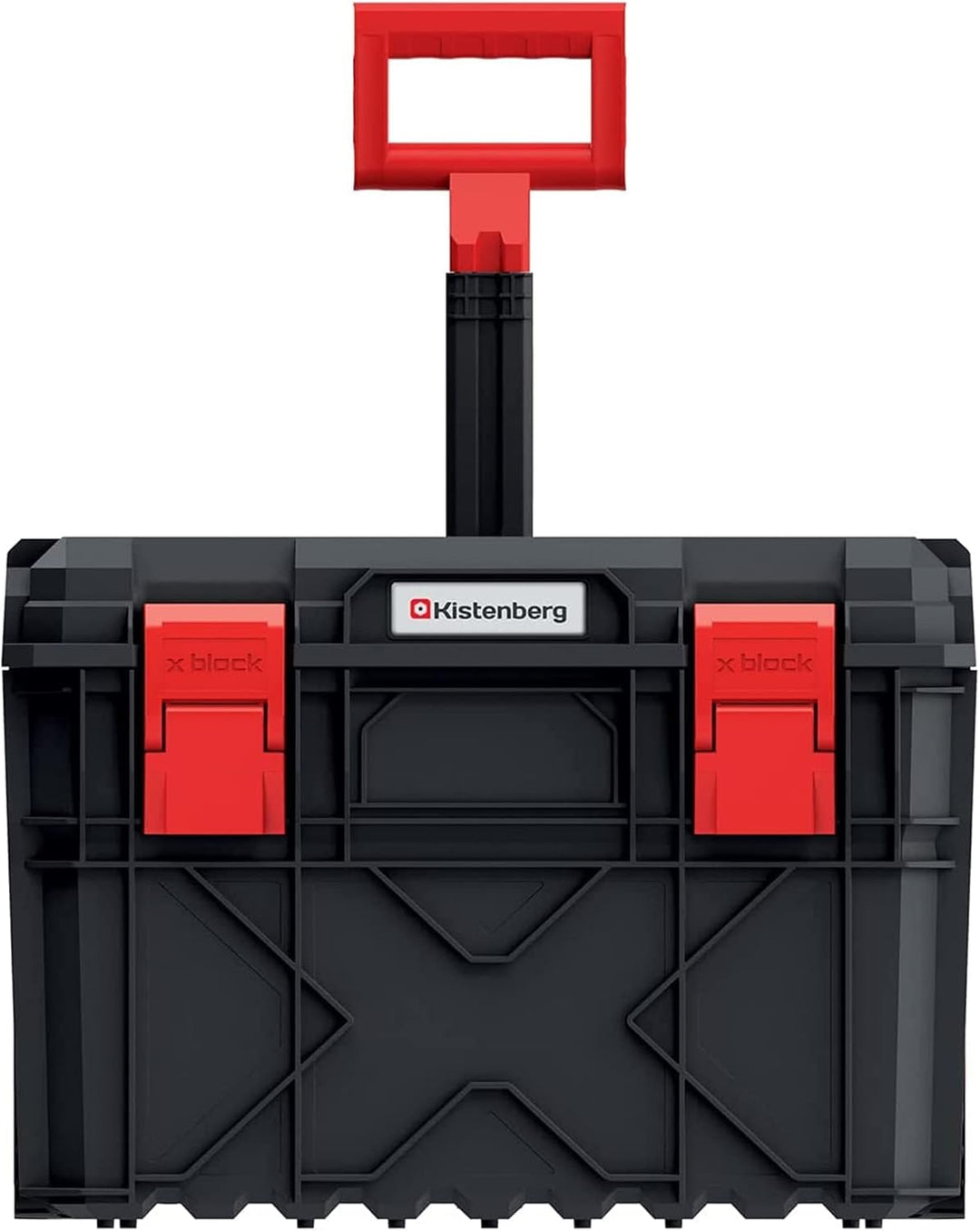 Profi Werkzeugkoffer Werkzeugtrolley Rollende Werkstatt Toolbox Mit Aluminium-Teleskopstiel Belastba