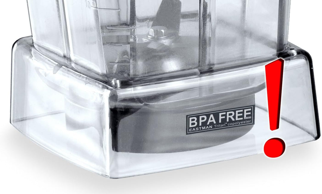 2 Ltr. Ersatzbehälter Behälter geeignet für den vitamix tnc 5200 inkl. Schneidemesser, Stössel und D