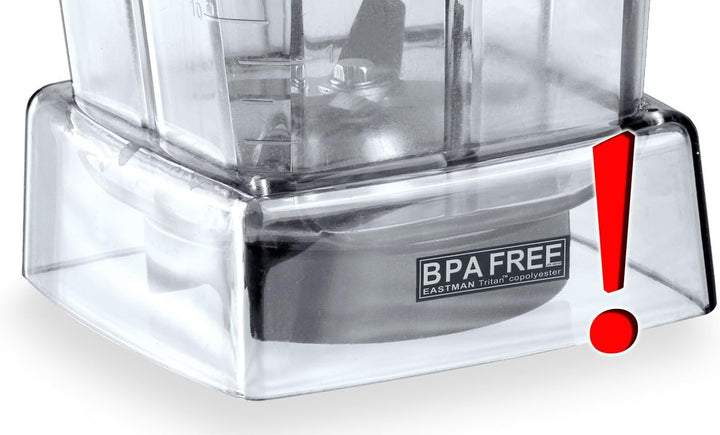 2 Ltr. Ersatzbehälter Behälter geeignet für den vitamix tnc 5200 inkl. Schneidemesser, Stössel und D