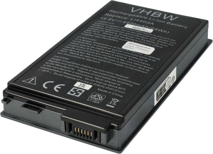 vhbw Akku kompatibel mit Medion MD95257, MD95292, MD95500, MD95511, MD95691, MD95703 Notebook (4400m