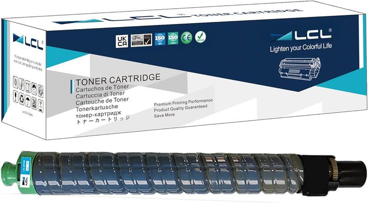 LCL Kompatibel Toner 841654 MP C3002 C3002AD C3502 C3502AD High Yield (1Cyan) Ersatz für Ricoh Afici