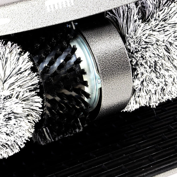 Nipach Schuhputzmaschine Schuhputzautomat Polierer Schuhbürste Poliermaschine Schuhputzer 3 Bürsten,