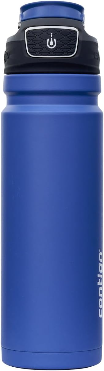 Contigo Free Flow Edelstahl-Trinkflasche, 100% auslaufsicher, grosse BPA-freie isolierte Thermo-Wass