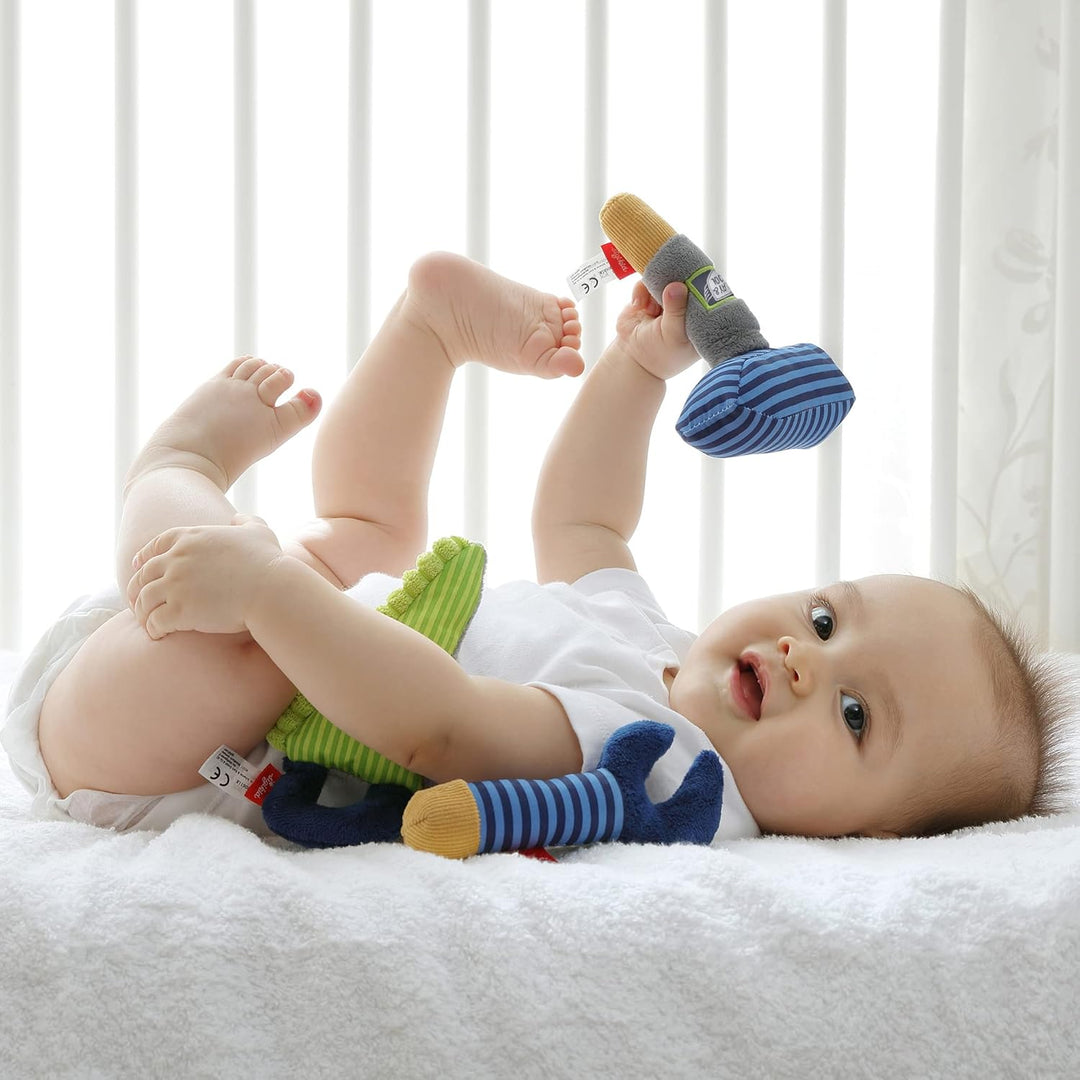 SIGIKID 41676 Greifling Werkzeug Set Play & Cool Mädchen und Jungen Babyspielzeug empfohlen ab Gebur