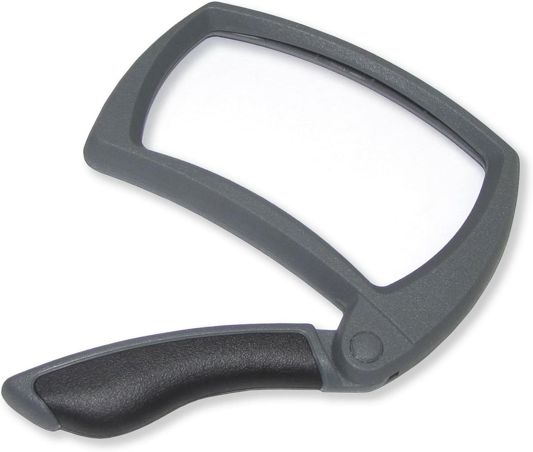 Carson Lighted MagniFold 2x Handlupe mit Komfort-Klappgriff und LED (MJ-50) Vergrösserung (MJ-50), V