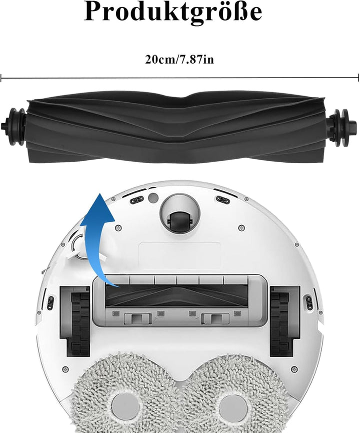Hauptbürste Bürste für Dreame L10s Ultra/L10 Ultra/L10 Prime/L10s Pro/D10s Pro/L20 Ultra/L20s Ultra/