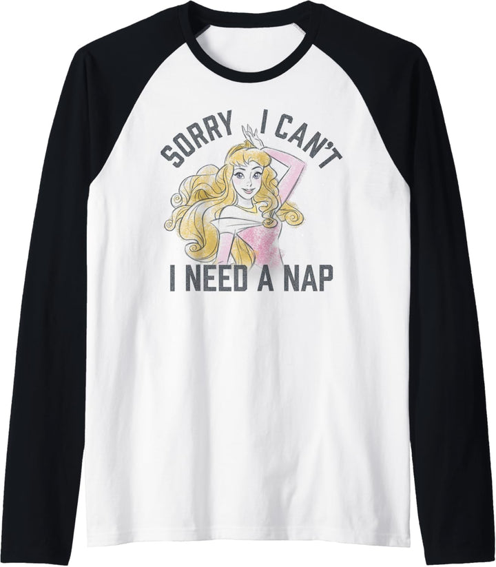 Disney Sleeping Beauty Aurora I Can't I Need A Nap Raglan