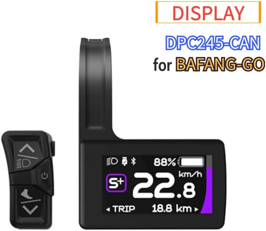 E-Bike Display E-Bike DPC245 Bluetooth 5.0 LCD CAN Protokoll Display für Bafang Zentralmotor M560 M6