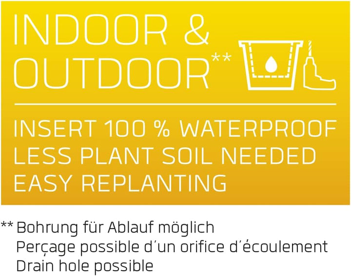 POETIC Pflanzgefäss VELSEN rund 60 Schwarz