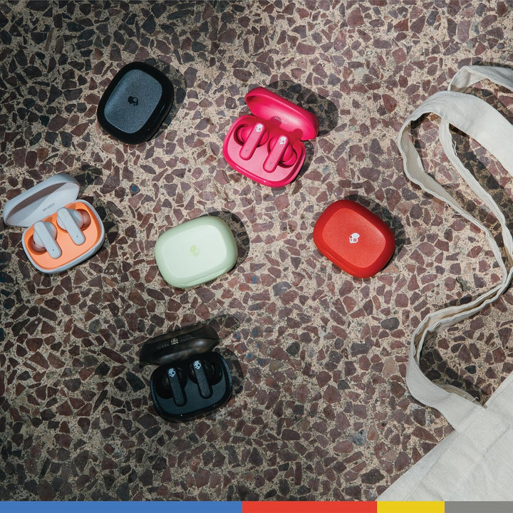 Skullcandy Smokin' Buds In-Ear Wireless-Kopfhörer, 20 Std. Akkulaufzeit, 50 % nachhaltiger Kunststof