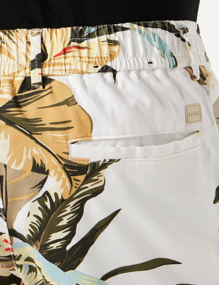 BOSS Herren Taber Shorts Flat Packed 44 White100, 44 White100