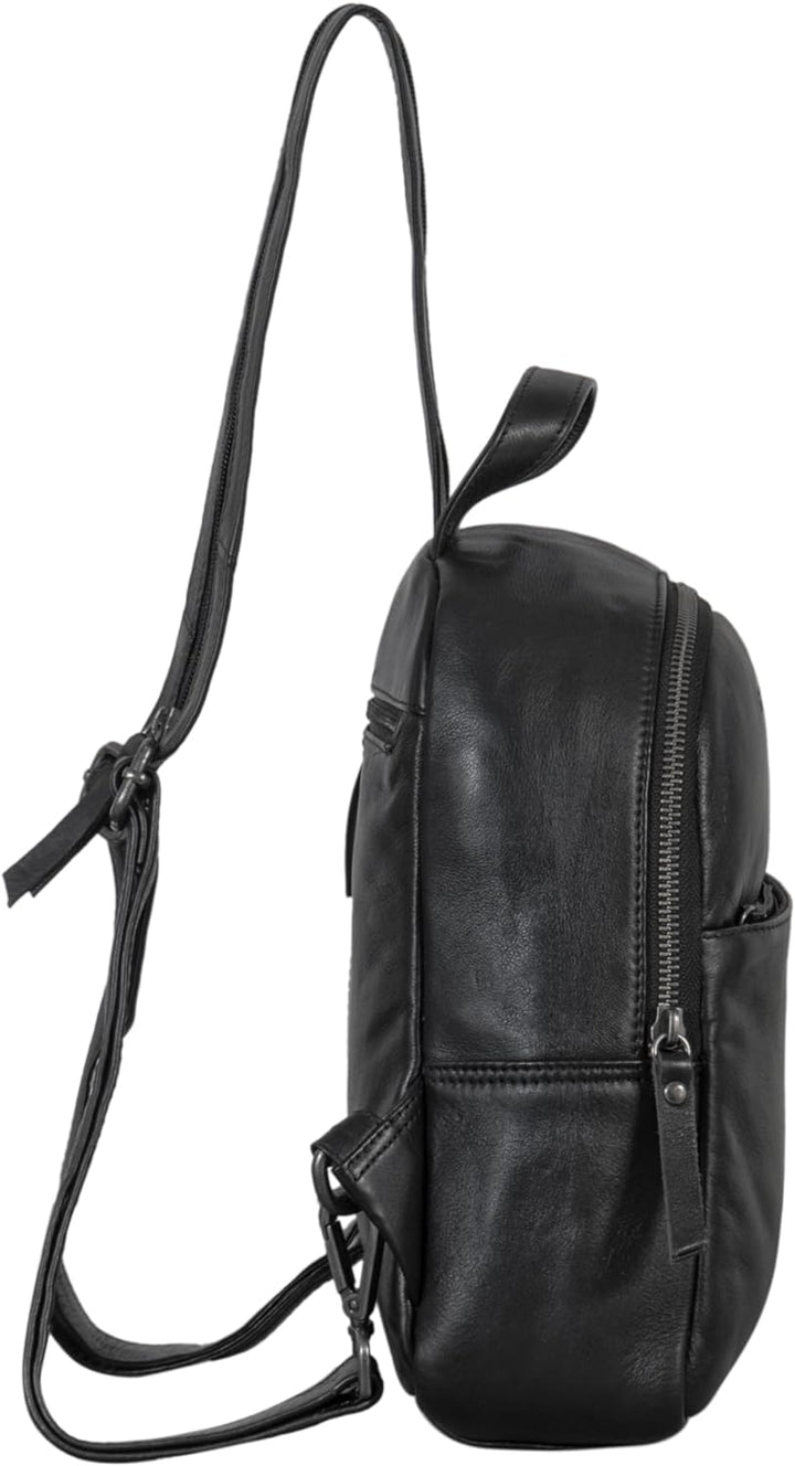 STILORD 'Rey' Crossbody Rucksack Leder Damen Klein Sling Bag Rucksack 2-in-1 Handtasche Frauen Mini