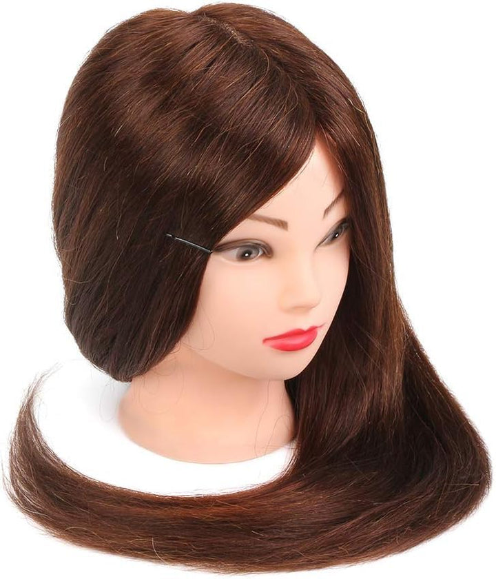 Übungskopf Neverland Beauty 24 Zoll 60% Echthaar Friseur Übungskopf Praxis Schaufensterpuppe Kopf mi