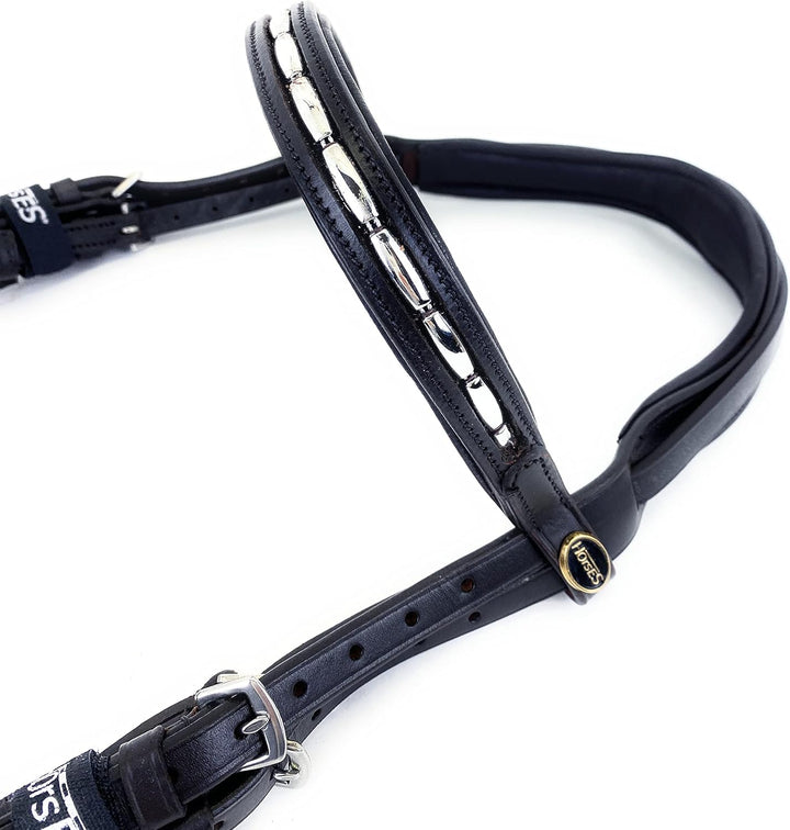 Horses Leder Trense Trieste Schwarz Cob, Schwarz Cob