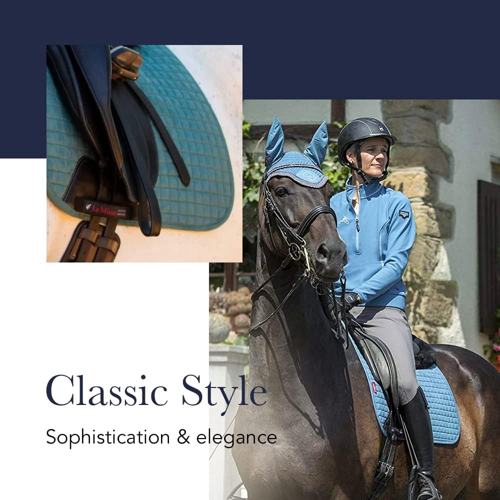 LeMieux Dressage Suede Square Hunter Green Sattelauflage S/M Hunter Green Suede Square, S/M Hunter G