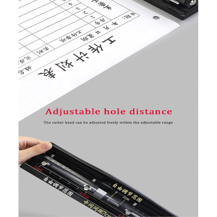 Locher Binder Puncher, Universal Desktop Locher 4 Loch Verstellbarer Locher 10 Blatt Locher Kapazitä