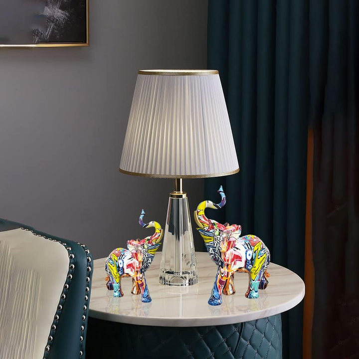 Elefanten-Dekoration, kreative Graffiti-Elefantenfiguren, Kunstharz, bunte Elefantenstatuen, Heimdek