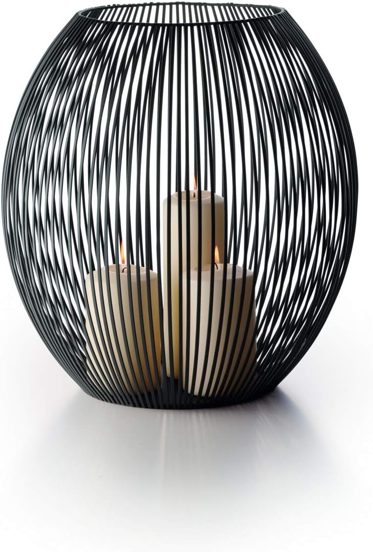 Philippi - Louisiana Windlicht - für Wohnung, Terasse, Garten oder Balkon - schöne Lichteffekte L -