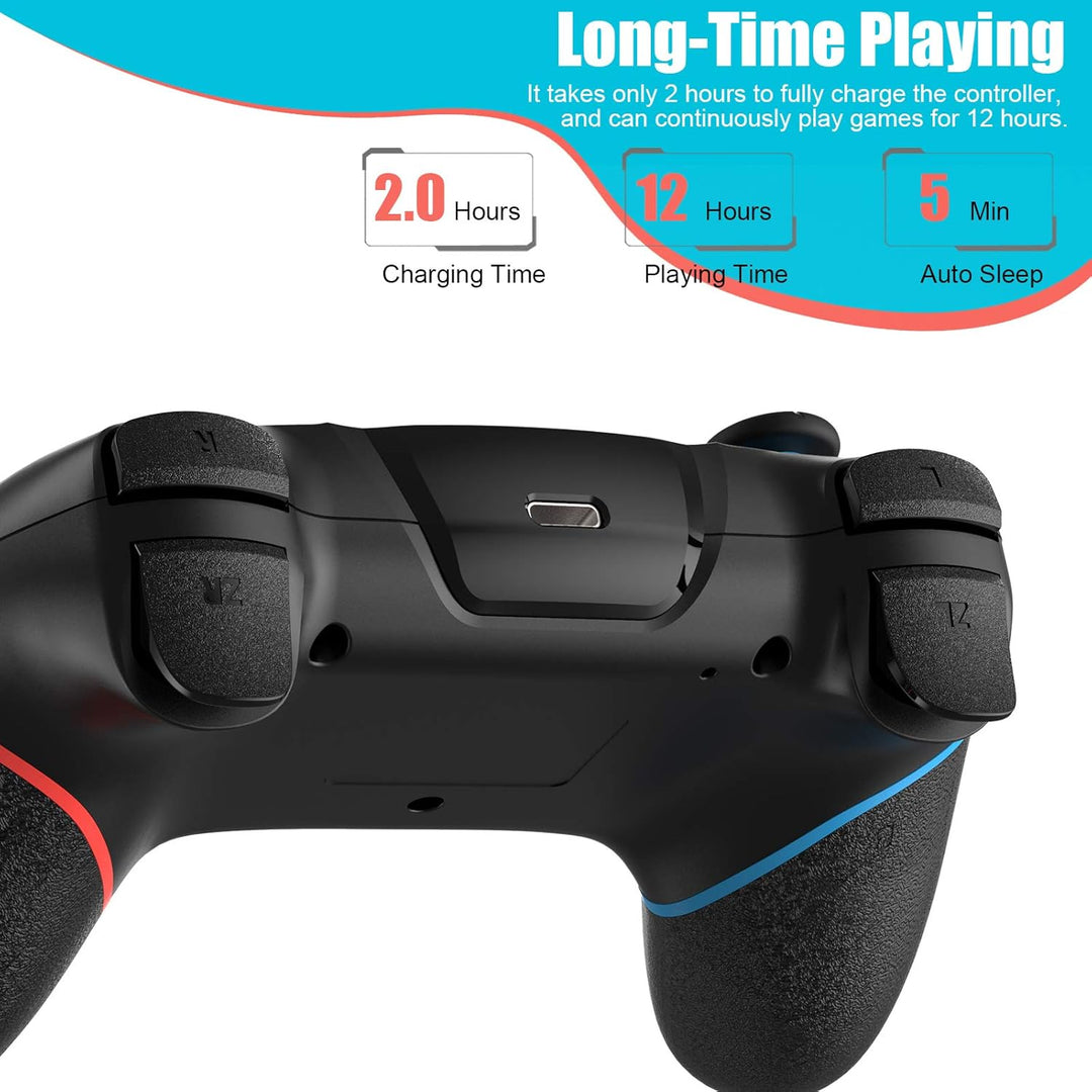 diswoe Verbesserter Controller für Switch/Switch OLED/Switch Lite, Pro Controller für Switch mit Auf