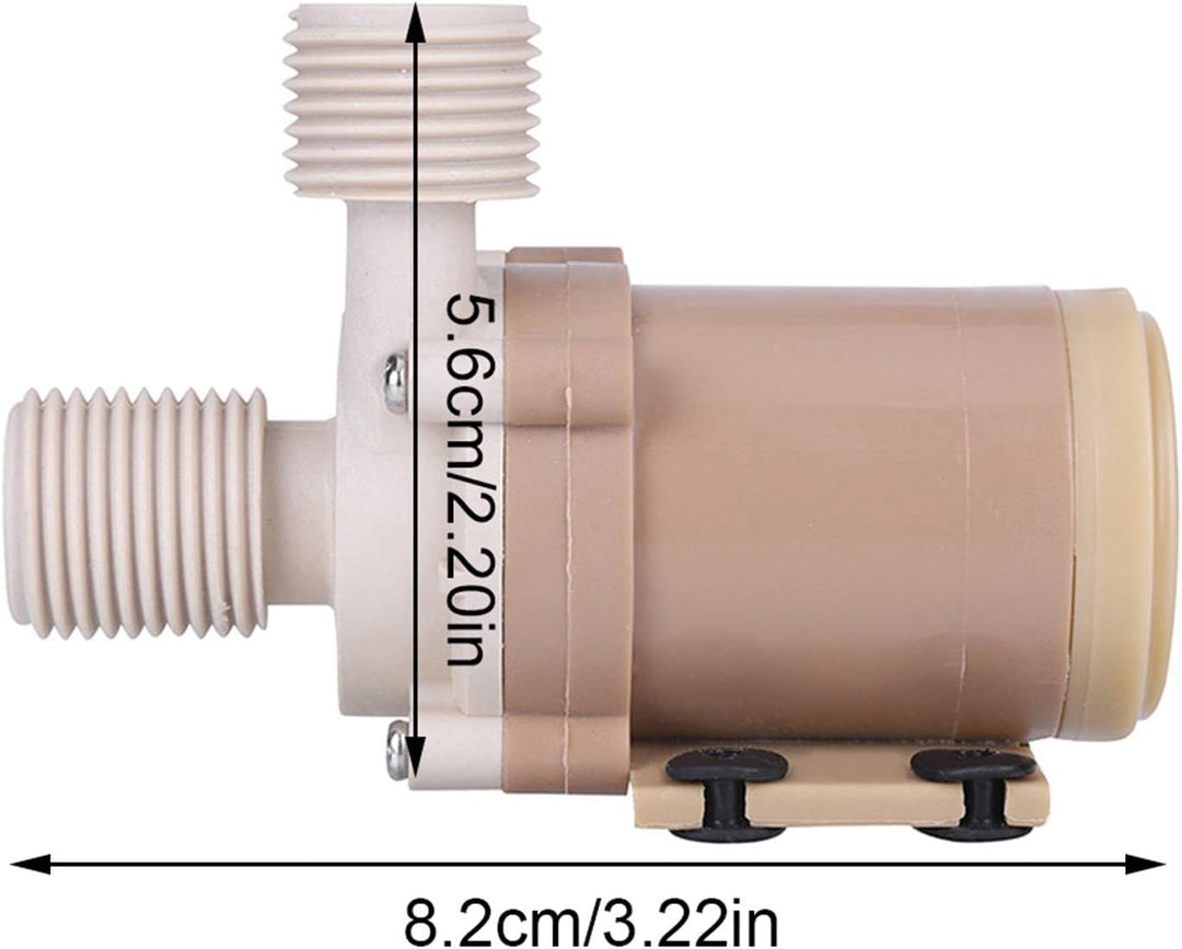Wasserumwälzpumpe, DC 12 V, Tauchpumpe, Aamphibienpumpe, maximaler Durchfluss 6,5 l/min, Umwälzpumpe