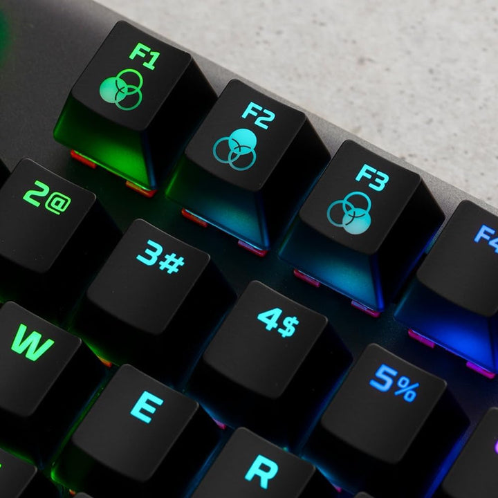 HyperX , USB-A, Alloy Origins Core – RGB Mechanische Gaming Tastatur, Tenkeyless, HyperX Red switche