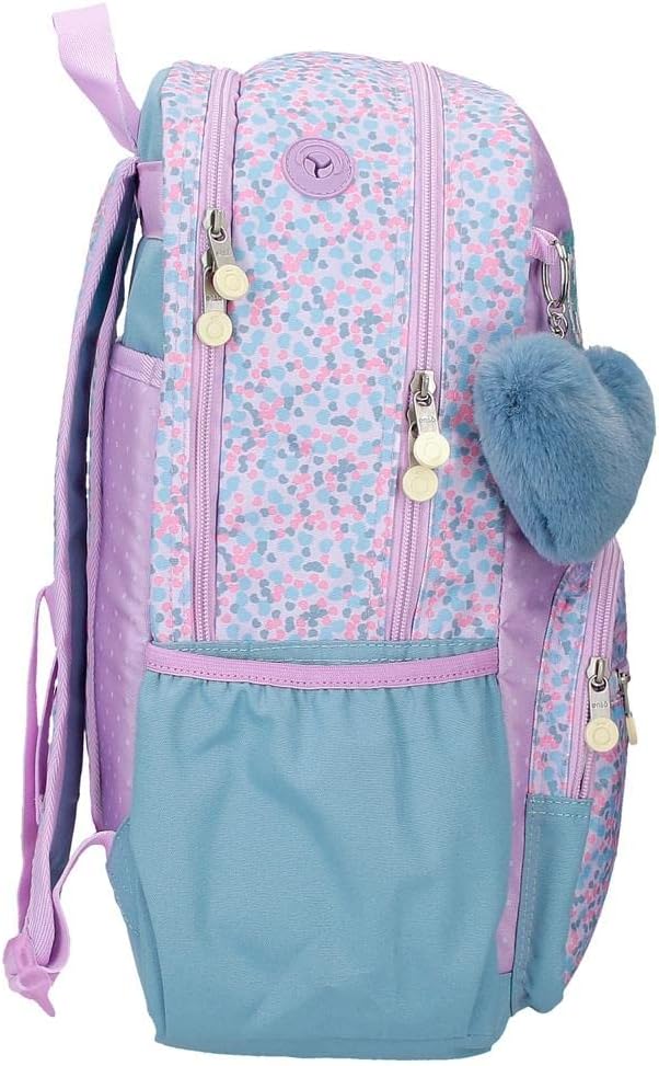 Enso Süsses Mädchen Schulrucksack für Laptop 15.6" Lila 32x42x14 cm Polyester 18.82L Mochila Escolar