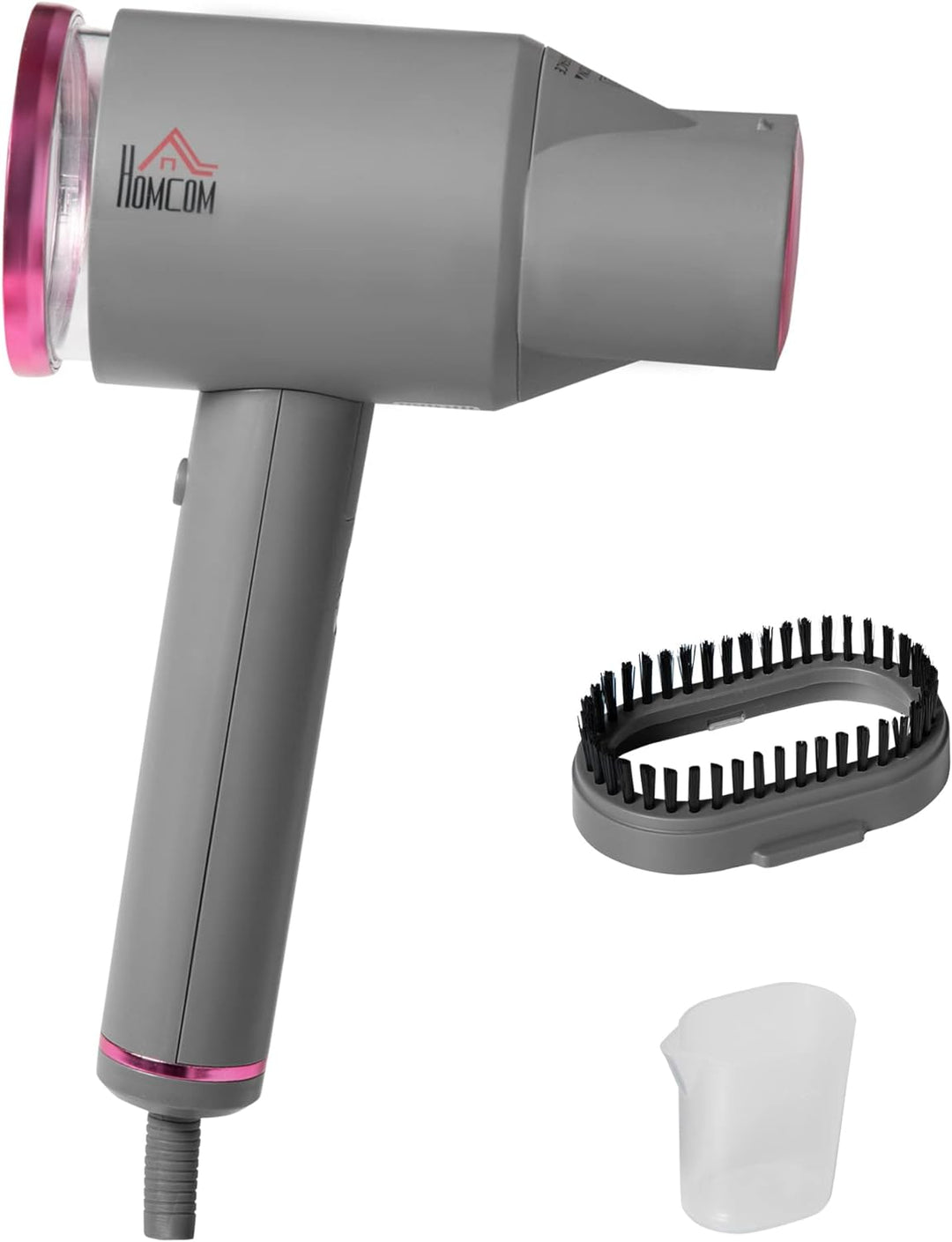 HOMCOM Dampfglätter Dampfbürste Steamer Reisebügeleisen faltbar Kleidung Hemden Dampfbügeleisen mit