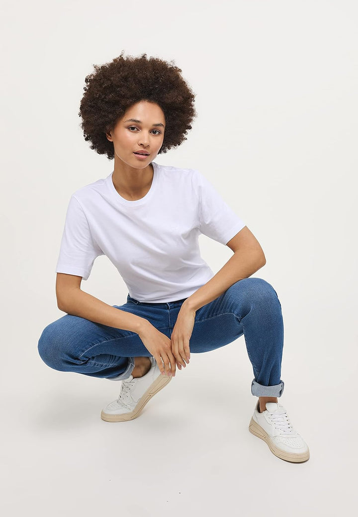 MUSTANG Damen Slim Fit Fit Crosby Relaxed Slim 27 Slim Lang Blau, 27 Slim Lang Blau