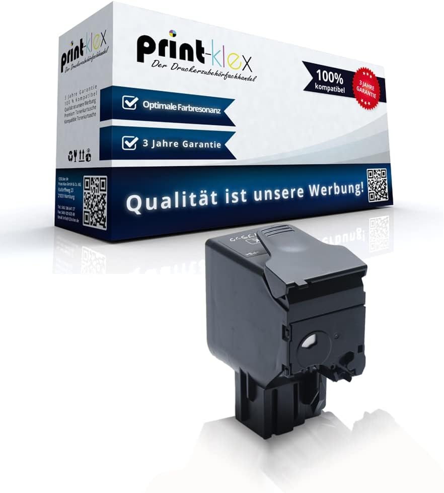 Print-Klex Austausch XXL Tonerkartusche kompatibel für Lexmark C 2325 Series C 2325 dw C 2425 Series
