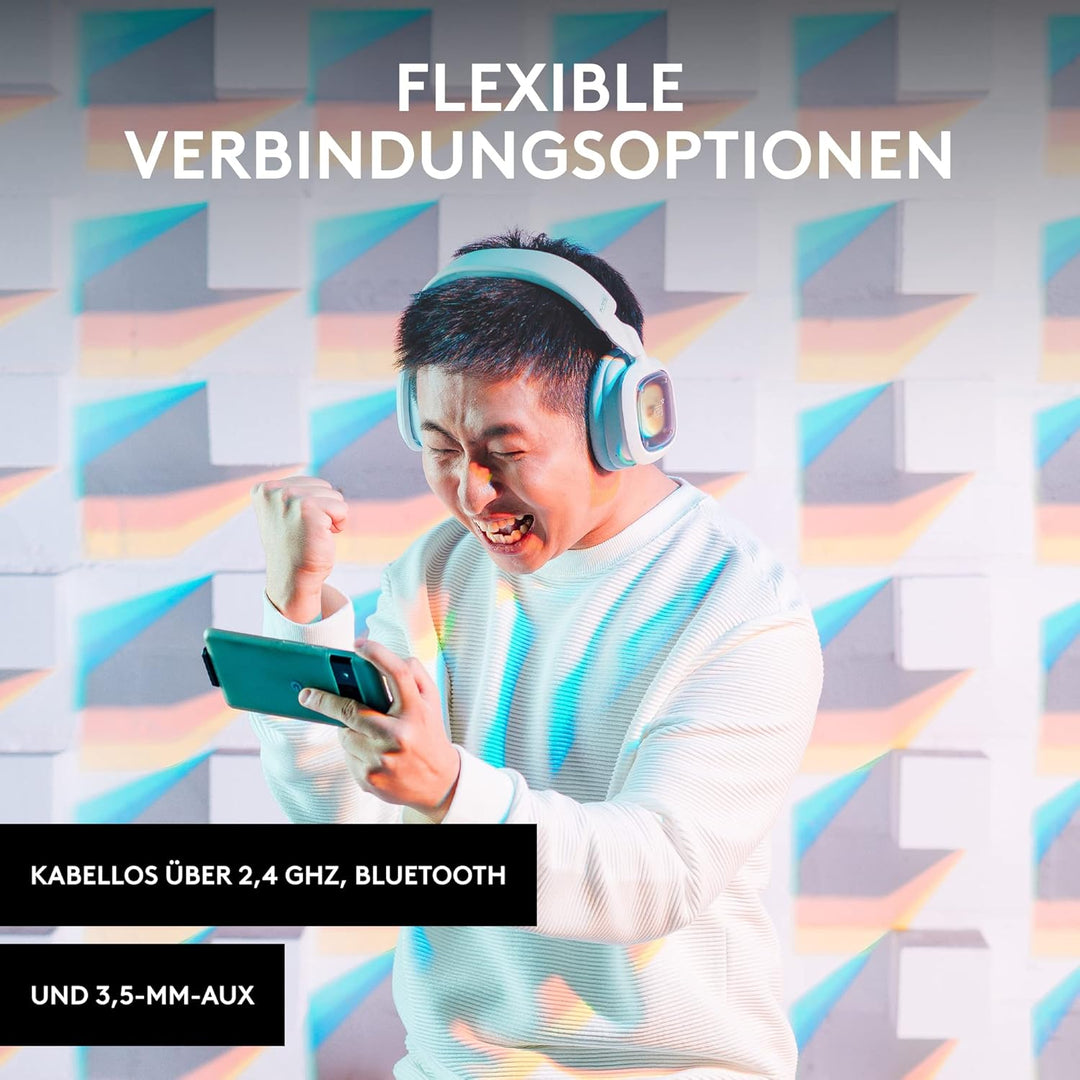 Logitech G Astro A30 Lightspeed Kabelloses Gaming-Headset A30 PS5, PS4, PC/MAC Weiss, A30 PS5, PS4,