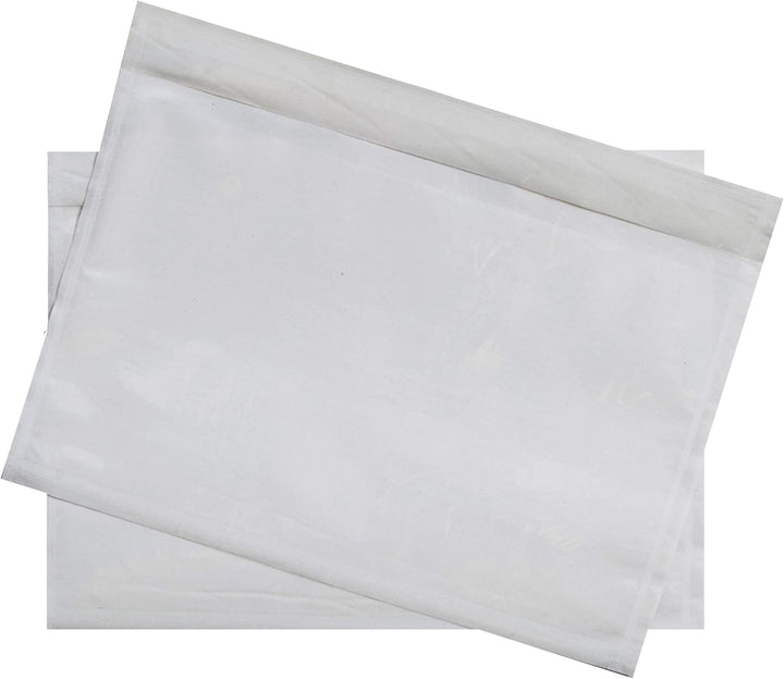 Netuno 1000x transparente Lieferscheintasche selbstklebend DIN C6 175x 129 mm Begleitpapiertasche Do