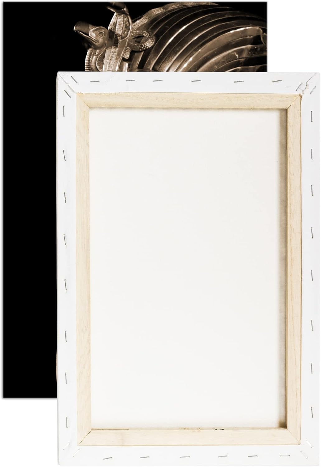 deyoli Tutanchamuns Totenmaske Format: 80x60 Effekt: Sepia als Leinwandbild, Motiv fertig gerahmt au