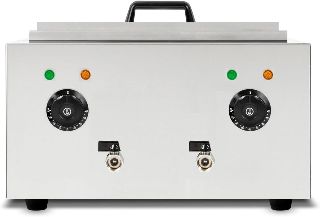 VERTES Gastro Nudelkocher Pastakocher Teigwarenkocher aus Edelstahl, Elektrisch, 2x 1700 Watt, 2 sep