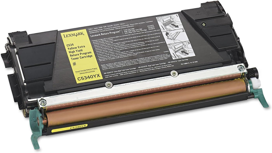 Lexmark C5340YX C534 Tonerkartusche 7.000 Seiten Rückgabe, gelb