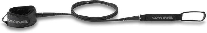 Dakine Cyclone Team Leash 6' x 1/4 Surf Leash Schwarz 6ft0, Schwarz 6ft0