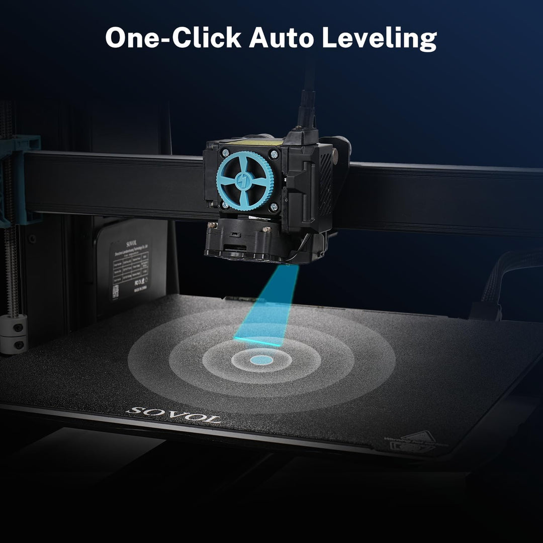 Sovol SV06 Plus ACE 3D-Drucker Open Source, 500 mm/s Schnelles Drucken, vollautomatische Nivellierun