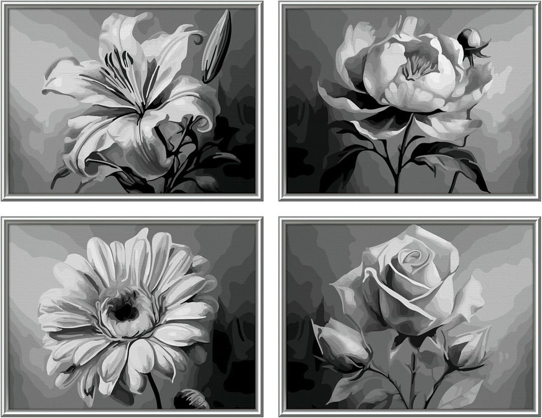 Schipper 609340919 Malen nach Zahlen – Blumenvielfalt - Bilder malen für Erwachsene, inklusive Pinse