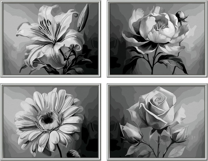 Schipper 609340919 Malen nach Zahlen – Blumenvielfalt - Bilder malen für Erwachsene, inklusive Pinse